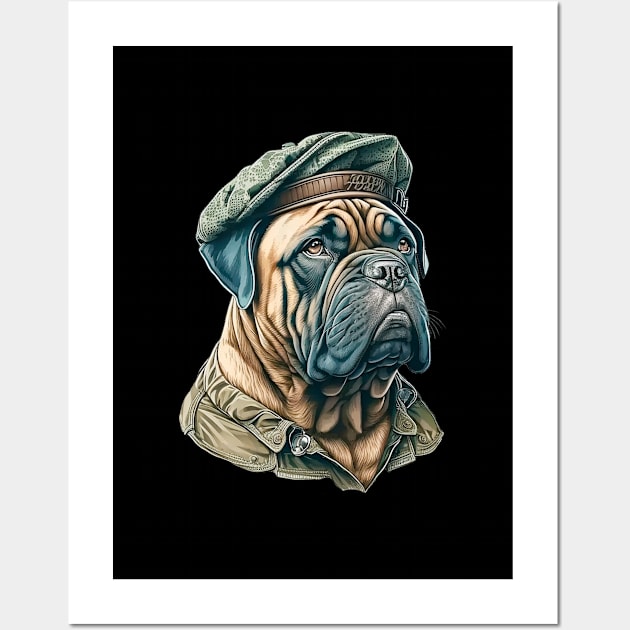 Brigadier Mastiff Wall Art by Tweedy Love